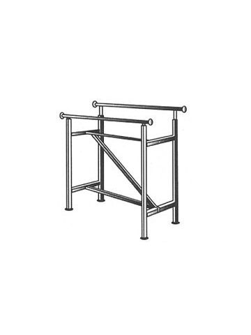 Rectangular 2 Hangrail Rack