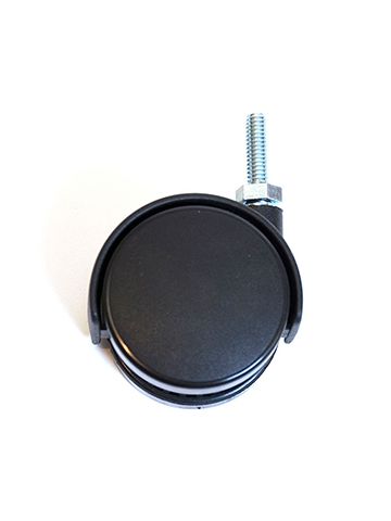 Black 5/16" Bolt Caster, Garment Rack Accessories