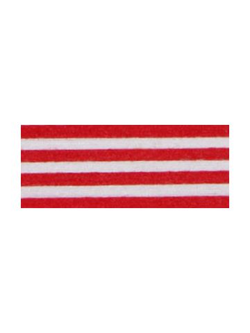 Red/White, Stripe Natural Curling Ribbon