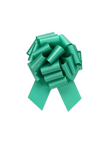 1-7/16" Emerald, Flora Satin Perfect Bows