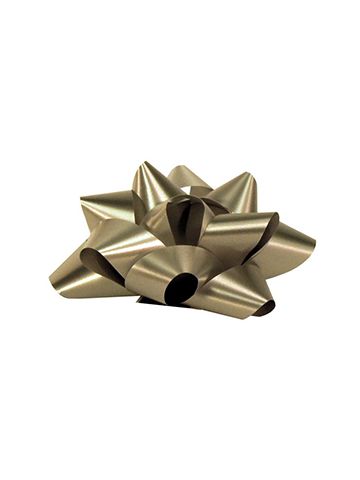 3/8" Silver, Star Bows