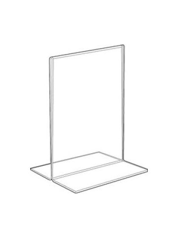 Economy Acrylic Two Sided, Bottom Loading Sign Holder, 7" x 11"