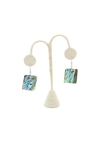 Linen Earring Display, 5.25"H