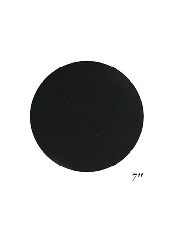 7" Black, Jewelry Circle Display Pads