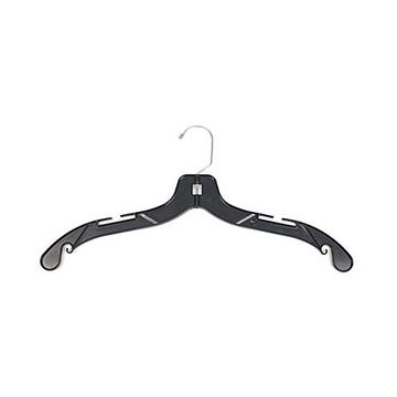 17" Black, Heavy Duty Top Hangers with Metal Swivel