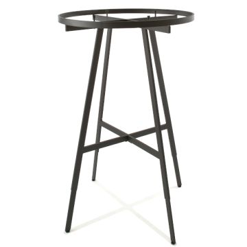 36" Round Garment Rack, Black, adjustable to 66"