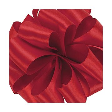 1-1/2" Red, Double Faced Satin Ribbon