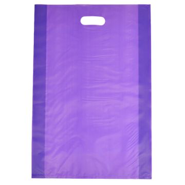 Grape, Frosted Merchandise Bags, 14" x 3" x 21"