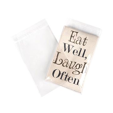 Clear Flat Polypropylene Bags with Lip n Tape Closure, 6" x 9-1/2"