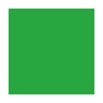 Dark Green, Medium Patch Handle Plastic Merchandise Bags