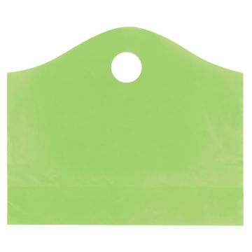Citrus Green, Super Wave Frosted Bags, 18" x 15" + 6"
