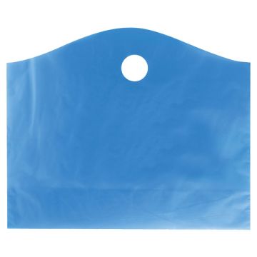 Lagoon Blue, Super Wave Frosted Bags, 22" x 18" + 8"