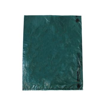 Dark Green, Plastic Merchandise Bags, 12" x 15"