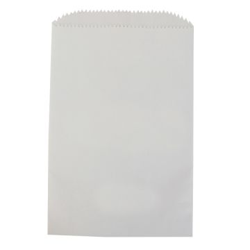 White, Paper Glassine Lined Bags, 4-3/4" x 6-3/4"