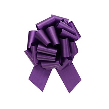 7/8" Purple, Flora Satin Perfect Bows