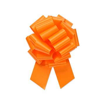 7/8" Tropical Orange, Flora Satin Perfect Bows