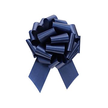 Navy, Flora Satin Perfect Bows