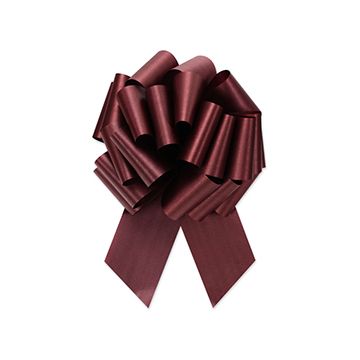 7/8" Burgundy, Flora Satin Perfect Bows