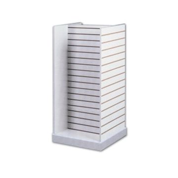 White, Slatwall Ready To Assemble H Unit Display 