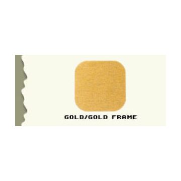 60", Brushed Gold/Gold Frame, Cash Wrap Cabinet 