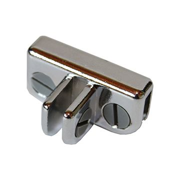 Glass Connector, 3 Way Adjustable
