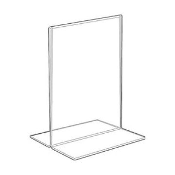 Acrylic Two Sided, Bottom Loading Sign Holder, 7" x 11"
