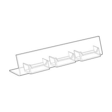 3 Pockets, Acrylic Business Card Holders