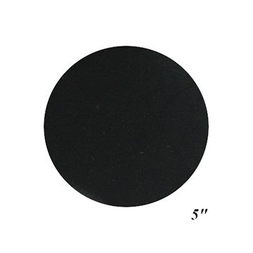 5" Black, Jewelry Circle Display Pads