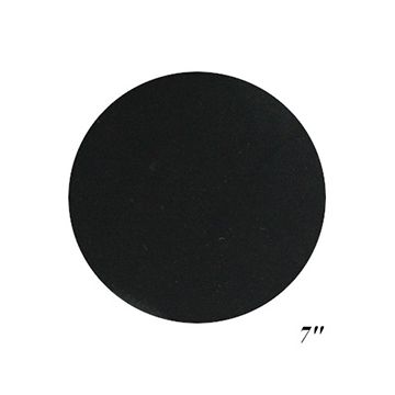 7" Black, Jewelry Circle Display Pads