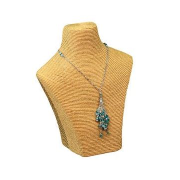 Gold Polystyrene Small Bust, Necklace Jewelry Displays