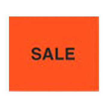 Monarch 1115 Labels, Fluorescent Red SALE, Removable Adhesive