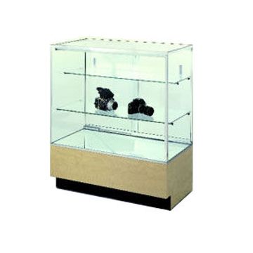3', Grey/Silver Frame, Full Sized Showcase