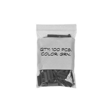 Clear Zipper 2 Mil Reclosable Poly Bags with Writing Block, 2" x 3"