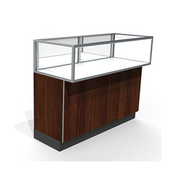 48", Mirror Doors, Jewelry Display Showcases with LED Strip Lights, Locks