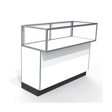 48", Laminated Hardboard Doors, Jewelry Display Showcases with LED Strip Lights, Locks