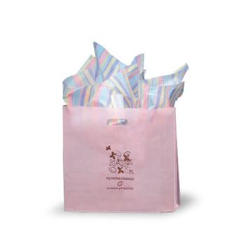 Light Pink, Medium Frosted SOS Gift Bags