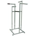 4 Arm Garment Racks, 18" Straight Arm