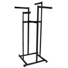 4 Arm Garment Racks, 16" Straight Arm
