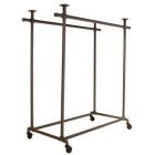 Double Ballet Bar (Frame Only) Garment Rack