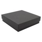 Black Kraft Jewelry Boxes, 3-1/2" x 3-1/2" x 7/8"