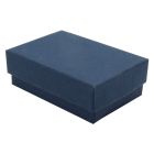 Navy Blue Kraft Jewelry Boxes, 2-7/16" x 1-5/8" x 13/16"