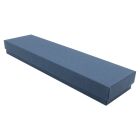 Navy Blue Kraft Jewelry Boxes, 8" x 2" x 7/8"