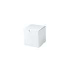 White Folding Gift Boxes, 4" x 4" x 4"