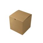 Kraft Folding Gift Boxes, 6" x 6" x 6"