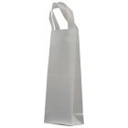 Clear Frosted Shoppers with Loop Handles, 5" x 3" x 13" x 3"