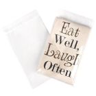 Clear Flat Polypropylene Bags with Lip n Tape Closure, 6" x 9-1/2"