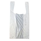 White T-Shirt Bags, 7" x 5" x 15"