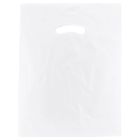 White, Super Gloss Merchandise Bags, 12" x 15"