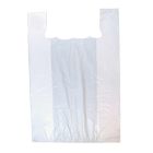 White T-Shirt Bags, 20" x 10" x 30"