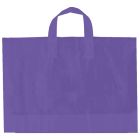 Purple, AmeriTote HD Plastic Shopping Bags, 12" x 10" + 4"